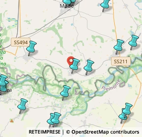 Mappa Via Guglielmo Marconi, 27030 Suardi PV, Italia (6.432)