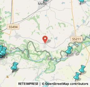 Mappa Via Guglielmo Marconi, 27030 Suardi PV, Italia (8.066)