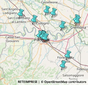 Mappa Via Radini - Tedeschi, 29122 Piacenza PC, Italia (13.29)