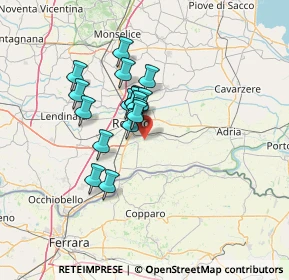 Mappa Via Cappello, 45010 Sant'Apollinare RO, Italia (9.72278)
