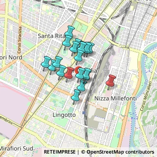 Mappa Via Madonna delle Rose, 10134 Torino TO, Italia (0.5995)