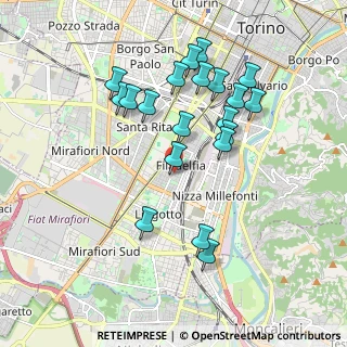 Mappa Via Madonna delle Rose, 10134 Torino TO, Italia (1.84)