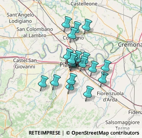 Mappa Via Amedeo Silva, 29122 Piacenza PC, Italia (8.9405)