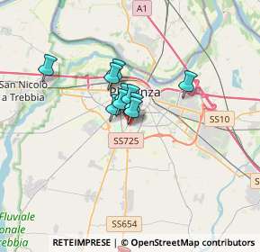 Mappa Via Amedeo Silva, 29122 Piacenza PC, Italia (2.52818)