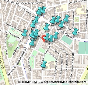 Mappa Via Amedeo Silva, 29122 Piacenza PC, Italia (0.1975)