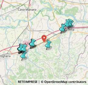 Mappa 27046 Santa Giuletta PV, Italia (8.19611)