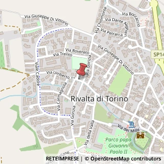 Mappa Via Umberto I, 74, 10040 Rivalta di Torino TO, Italia, 10040 Rivalta di Torino, Torino (Piemonte)