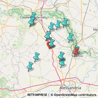 Mappa Via Vincenzo Rogna, 15040 Mirabello Monferrato AL, Italia (6.84944)