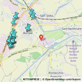 Mappa Via Marçinelle, 45033 Passo RO, Italia (1.5425)