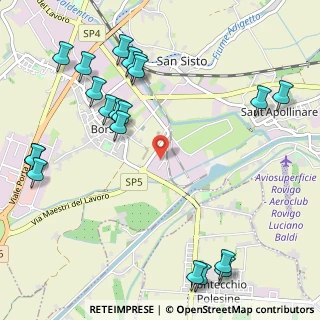 Mappa Via Marçinelle, 45033 Passo RO, Italia (1.4015)