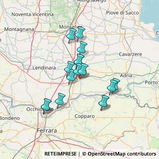 Mappa Via Marçinelle, 45033 Passo RO, Italia (11.69)