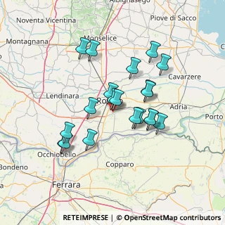 Mappa Via Marçinelle, 45033 Passo RO, Italia (12.304)