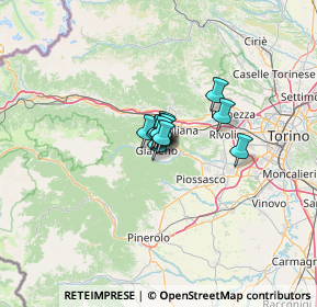 Mappa Vicolo del Pozzo, 10094 Giaveno TO, Italia (4.42917)