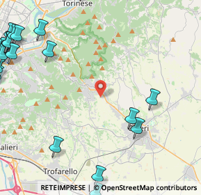 Mappa 10125 Pino torinese TO, Italia (7.0795)