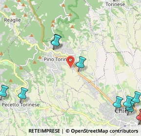 Mappa 10125 Pino torinese TO, Italia (3.4)