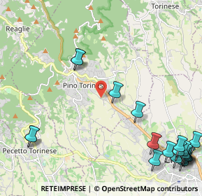 Mappa 10125 Pino torinese TO, Italia (3.2955)