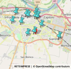 Mappa Via Luigi Rigolli, 29122 Piacenza PC, Italia (1.84615)