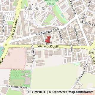 Mappa Via Rigolli Luigi, 41, 29122 Piacenza, Piacenza (Emilia Romagna)