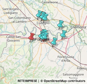 Mappa Via Chero, 29122 Piacenza PC, Italia (8.76077)