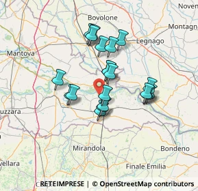 Mappa Via Roma, 46020 Pieve di Coriano MN, Italia (10.9845)