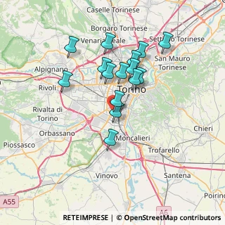 Mappa Corso Unione Sovietica 252 bis, 10134 Torino TO, Italia (6.114)