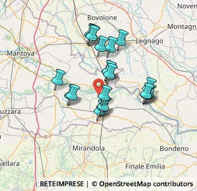 Mappa Via Cittadella, 46020 Pieve di Coriano MN, Italia (11.007)