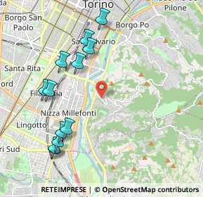 Mappa Strada G. Volante, 10133 Torino TO, Italia (2.26917)