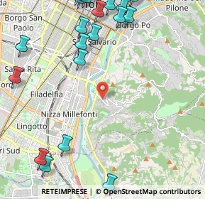 Mappa Strada G. Volante, 10133 Torino TO, Italia (3.077)