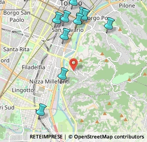 Mappa Strada G. Volante, 10133 Torino TO, Italia (2.57091)