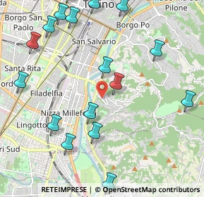 Mappa Strada G. Volante, 10133 Torino TO, Italia (2.884)