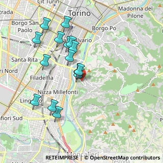Mappa Strada G. Volante, 10133 Torino TO, Italia (1.89)