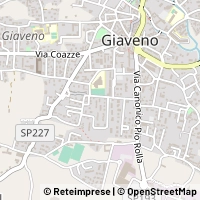 Mapa Giaveno
