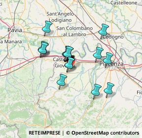 Mappa Strada Sarmato, 29011 Borgonovo Val Tidone PC, Italia (9.82842)