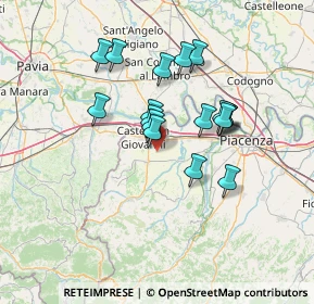 Mappa Strada Sarmato, 29011 Borgonovo Val Tidone PC, Italia (11.43235)