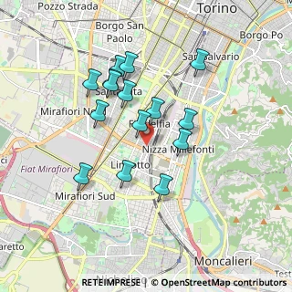 Mappa CAP, 10134 Torino TO, Italia (1.60267)