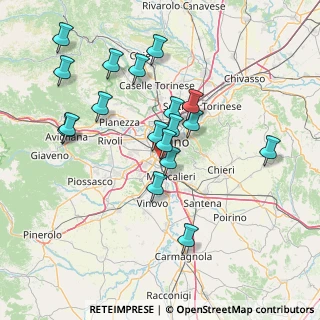 Mappa CAP, 10134 Torino TO, Italia (14.59722)