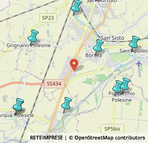 Mappa Centro Commerciale La Fattoria, 45100 Borsea RO, Italia (3.11917)