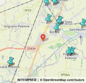 Mappa Centro Commerciale La Fattoria, 45100 Borsea RO, Italia (3.23824)