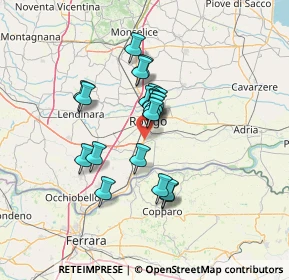 Mappa Centro Commerciale La Fattoria, 45100 Borsea RO, Italia (10.205)