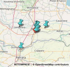 Mappa Centro Commerciale La Fattoria, 45100 Borsea RO, Italia (7.15714)