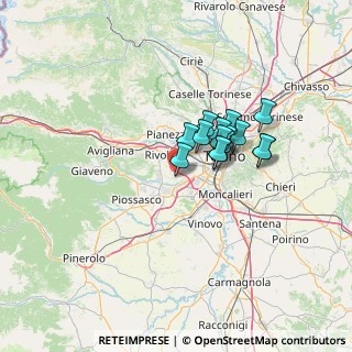 Mappa Prima strada Interporto Sito, 10043 Orbassano TO, Italia (9.38)
