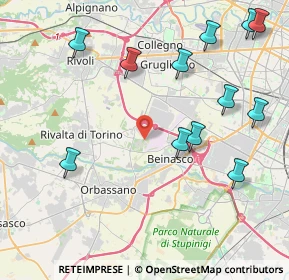Mappa Prima strada Interporto Sito, 10043 Orbassano TO, Italia (4.94333)