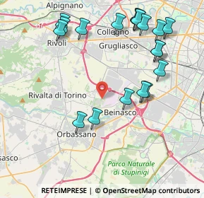 Mappa Prima strada Interporto Sito, 10043 Orbassano TO, Italia (4.72474)