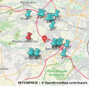 Mappa Prima strada Interporto Sito, 10043 Orbassano TO, Italia (3.39778)