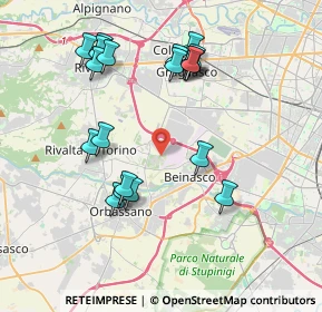 Mappa Prima strada Interporto Sito, 10043 Orbassano TO, Italia (3.9715)