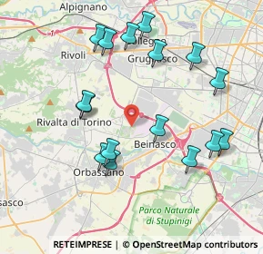 Mappa Prima strada Interporto Sito, 10043 Orbassano TO, Italia (4.06188)