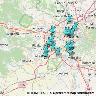 Mappa Prima strada Interporto Sito, 10043 Orbassano TO, Italia (6.04875)