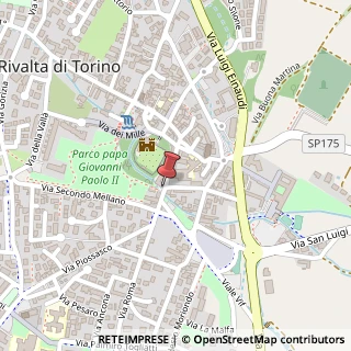 Mappa Via Bianca della Valle, 34, 10040 Rivalta di Torino, Torino (Piemonte)