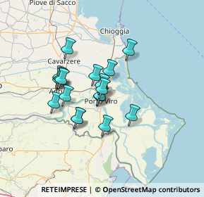 Mappa 45014 Porto Viro RO, Italia (10.13611)