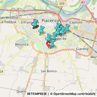 Mappa Via Egidio Gorra, 29122 Piacenza PC, Italia (1.496)